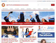 Tablet Screenshot of iceu.com.br